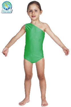 BODY DANZA IN LYCRA MONOSPALLA VERDE